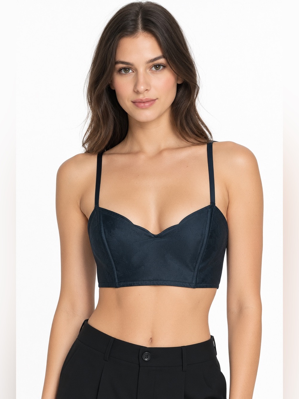 Vintage Roccobarocco Bralette Satin Top
